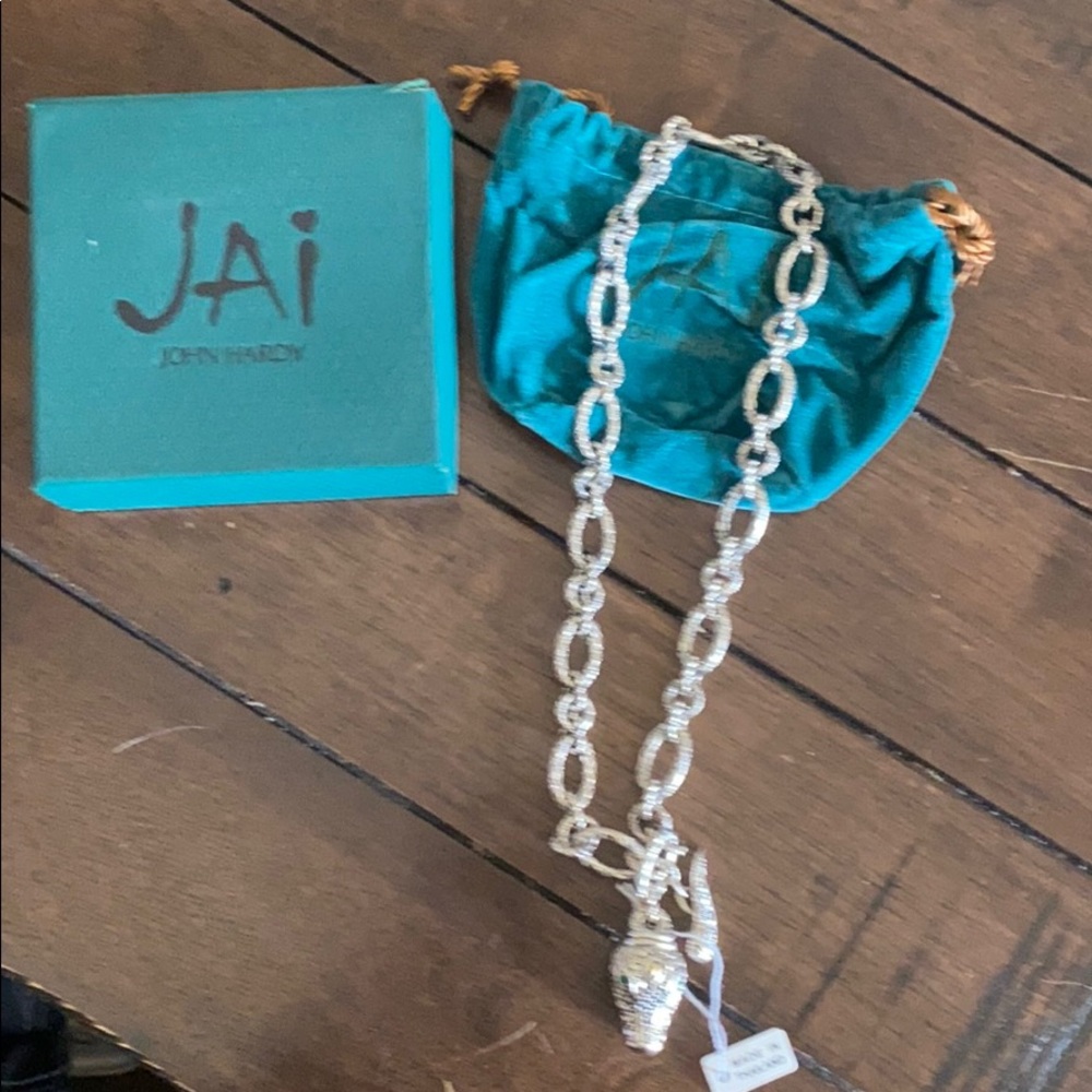 Jai by John Hardy 925 Sterling Crocodile Necklace